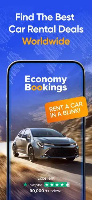 EconomyBookings – Car Rental screenshot 1