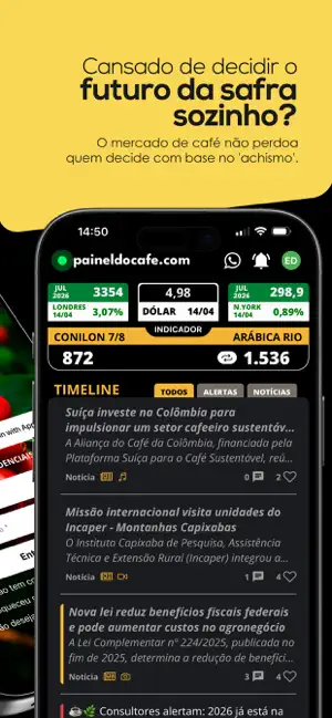 Painel do Café screenshot 2