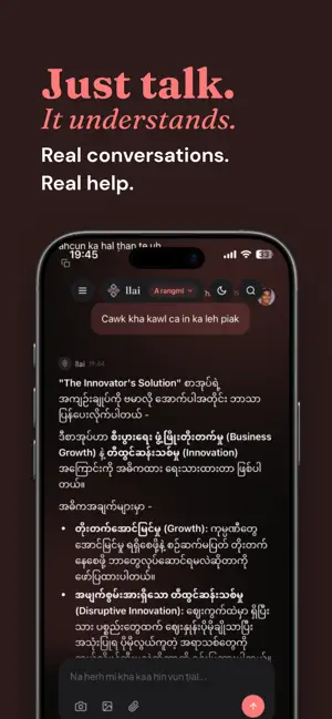 llai - Hakha Chin AI screenshot 4