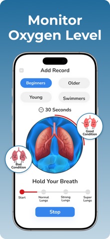 Blood Pressure Tracker Bp log iPhone screenshot
