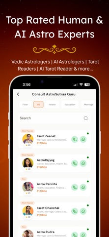 AstroSutraa: Astrology & AI iPhone screenshot