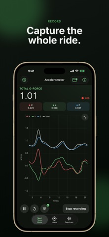 Physics Toolbox Accelerometer app screenshot 2