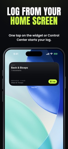 SayLift - AI Workout Tracker Screenshot 9 of 9