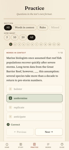 Lexicon: SAT Vocabulary screenshot 4