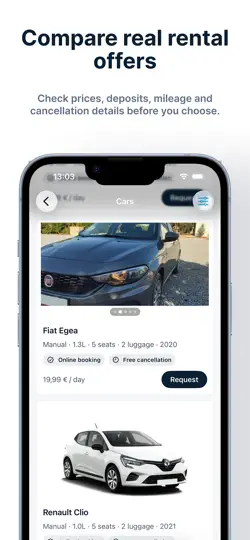 Скриншот Cizgi Auto Rent на iPhone 2