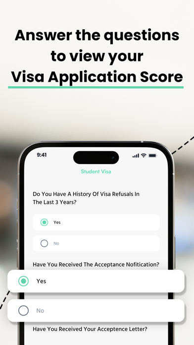 Visa Score Screenshot