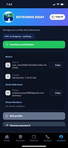 EqubNet screenshot