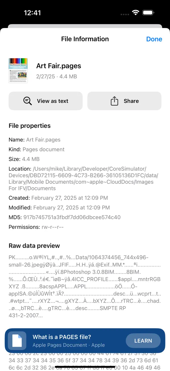 #4. File Viewer (iOS) 来自: Sharpened Productions