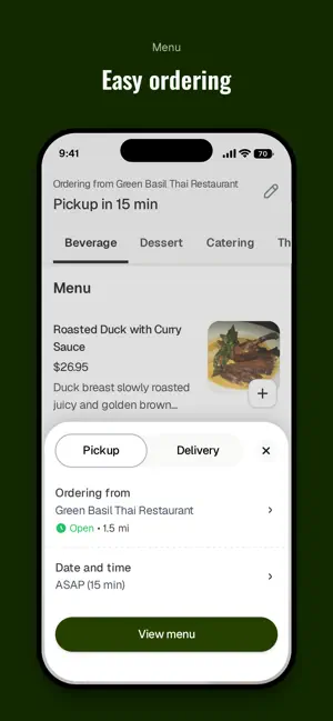 Green Basil Thai Restaurant screenshot 3