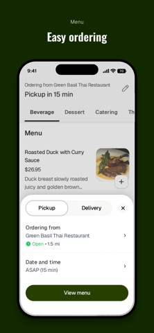 Green Basil Thai Restaurant Screenshot 3 of 6
