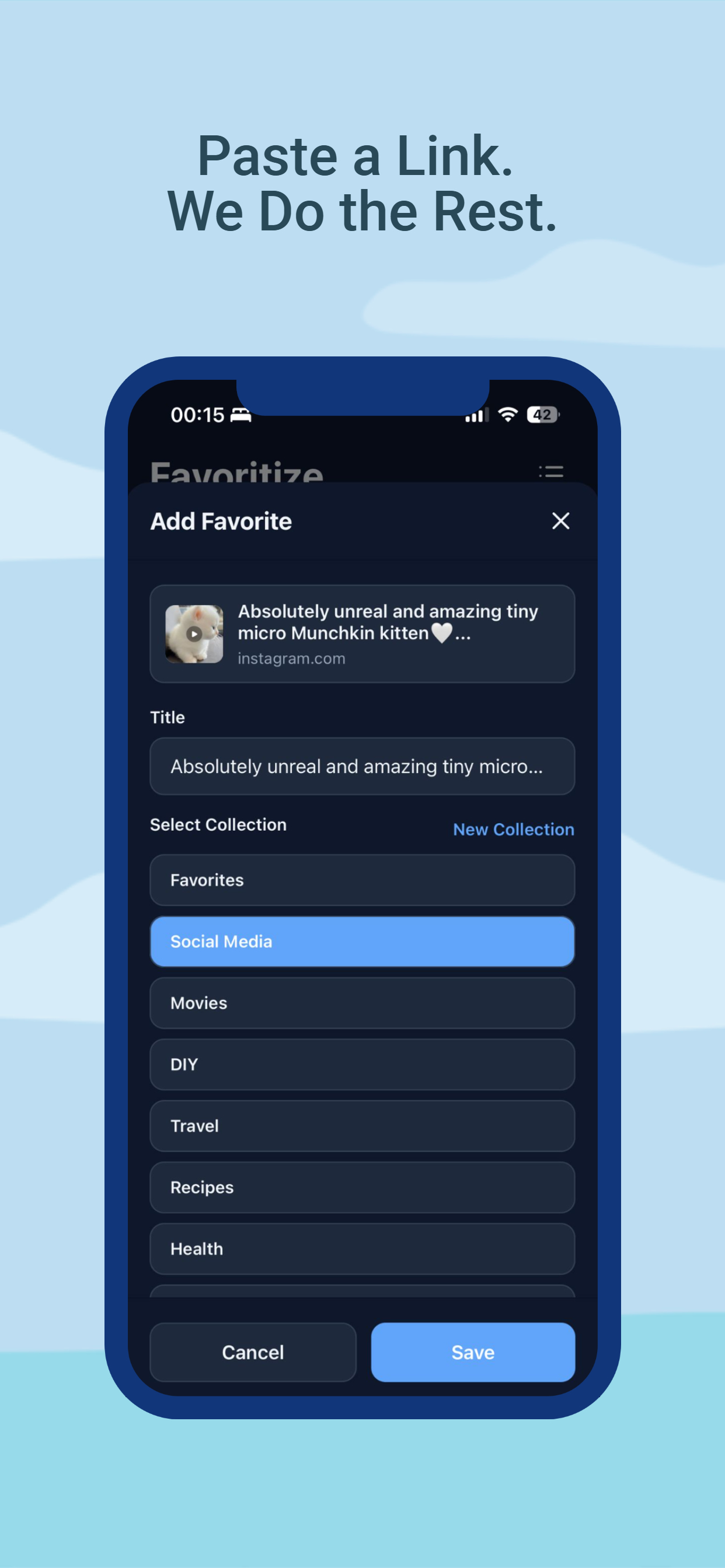 Favoritize screenshot 3