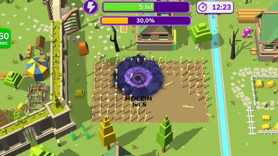 Holein hole .io blackhole game Screenshot