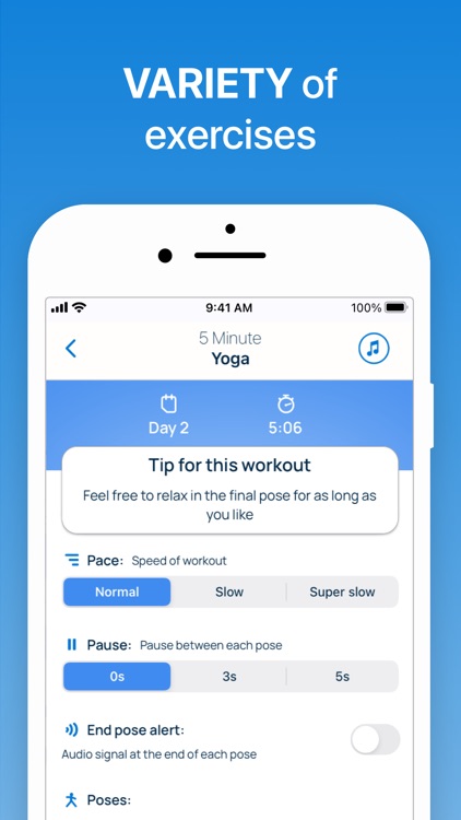 5 Minute Yoga Workouts screenshot-3