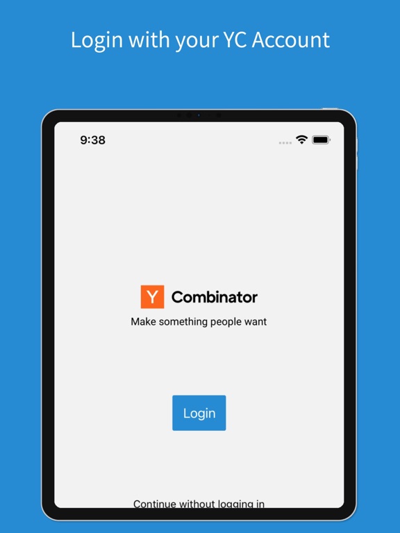 Y Combinator iPad screenshot 2 - Education app