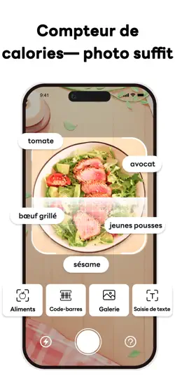 Capture d'écran de Suivi Des Calories – FoodPilot sur iPhone 2