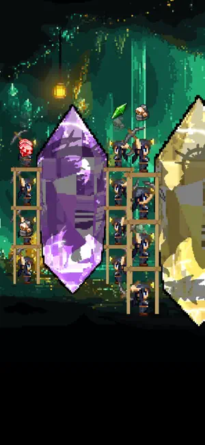 琥珀の王様｜放置×採掘×モンスター育成RPG screenshot 1