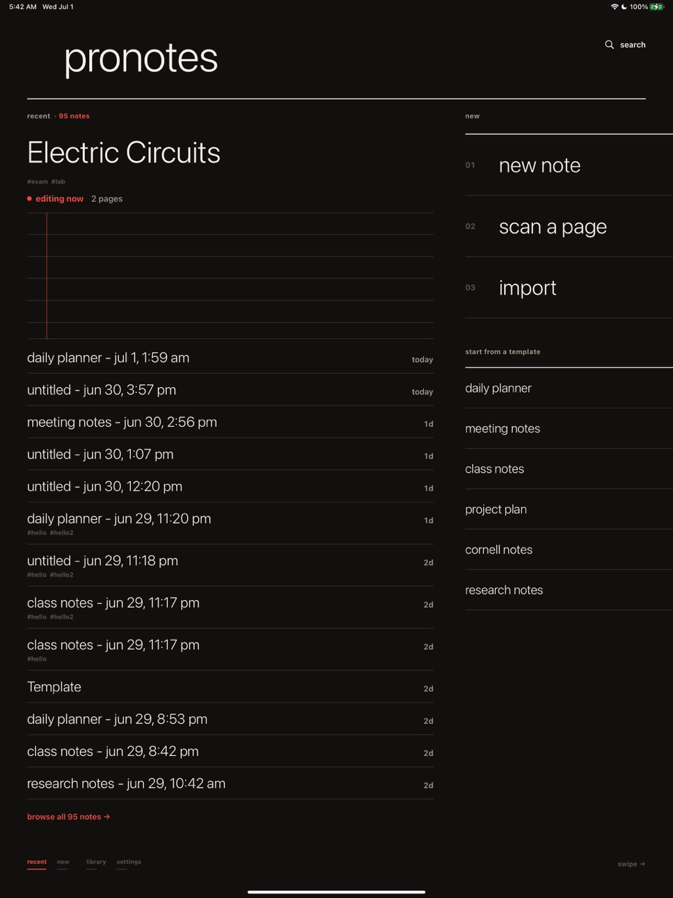 iPad screenshot