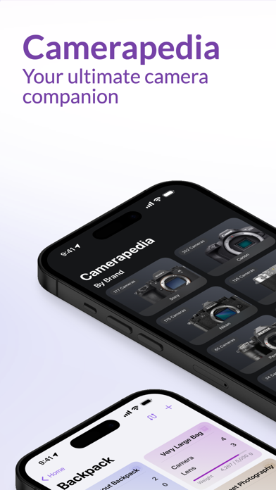 Screenshot #1 pour Camerapedia: Gear Companion