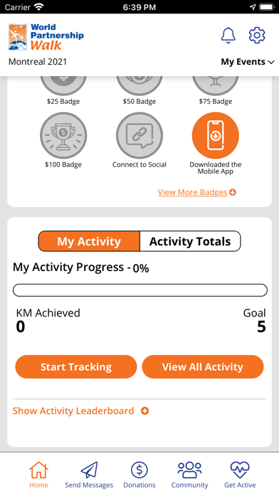 World Partnership Walk Screenshot