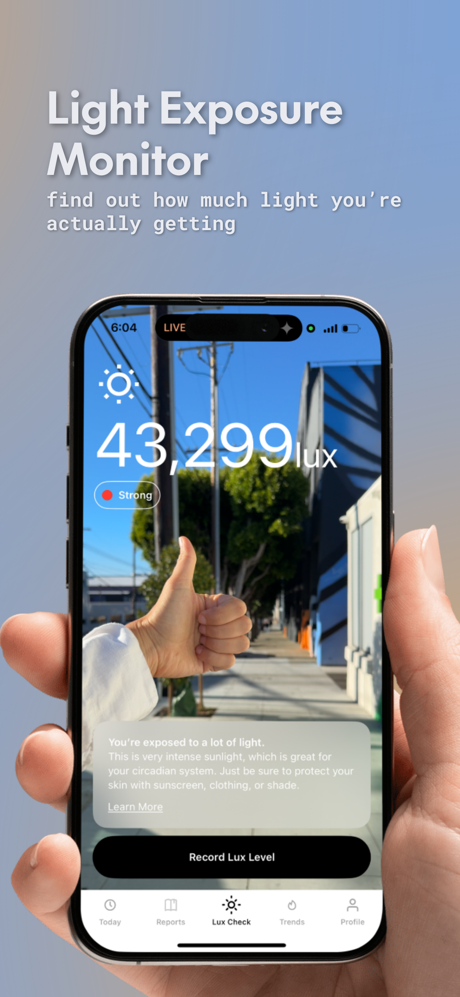 Lume Health: Lux Tracker screenshot 1