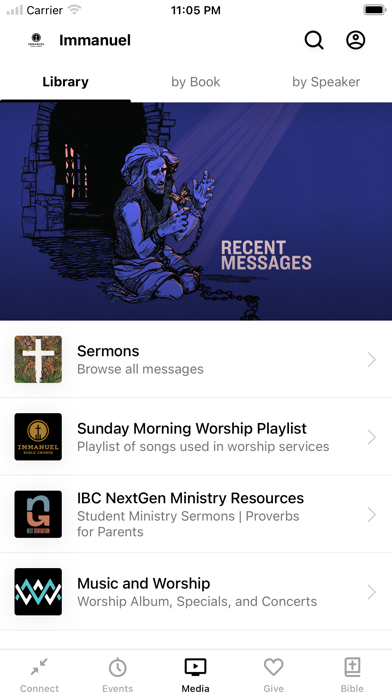 Immanuel Bible Church Screenshot