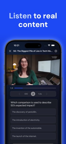 Fluo: Speak English with AI iPhone screenshot