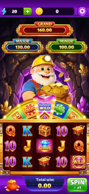 Fortune Slot: Miner's Wheel screenshot 4