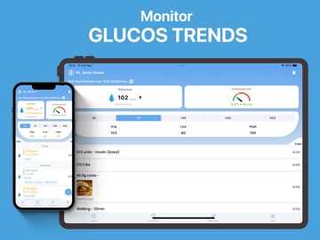 Blood Sugar Monitor Hand-Free iPad screenshot 2