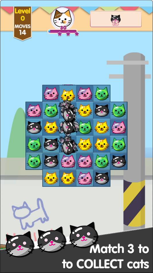 #2. Adventure of Nabi: Cat Match 3 (iOS) By: Gasi Bosi LLC