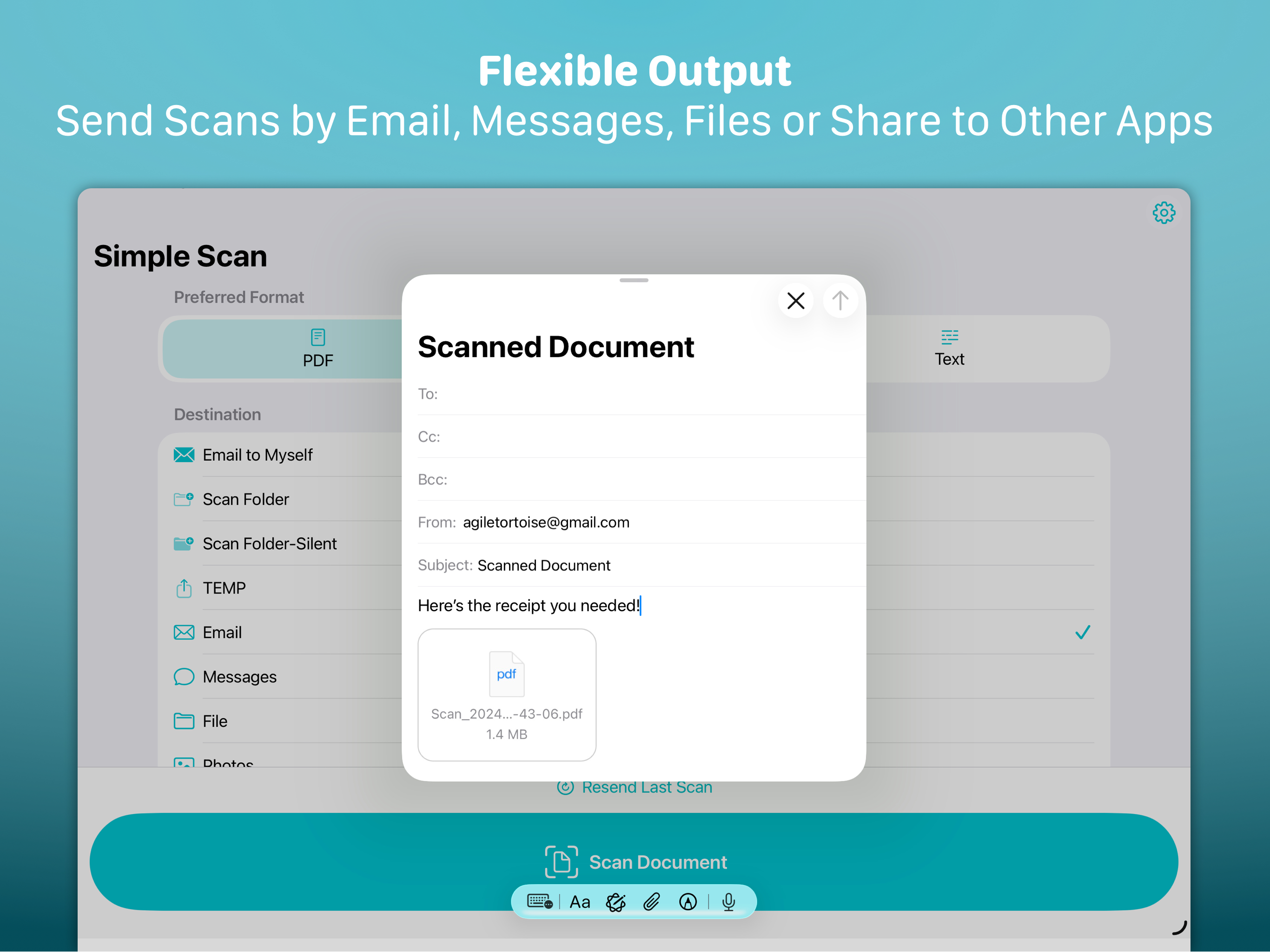 Simple Scan • Quick Scanner
