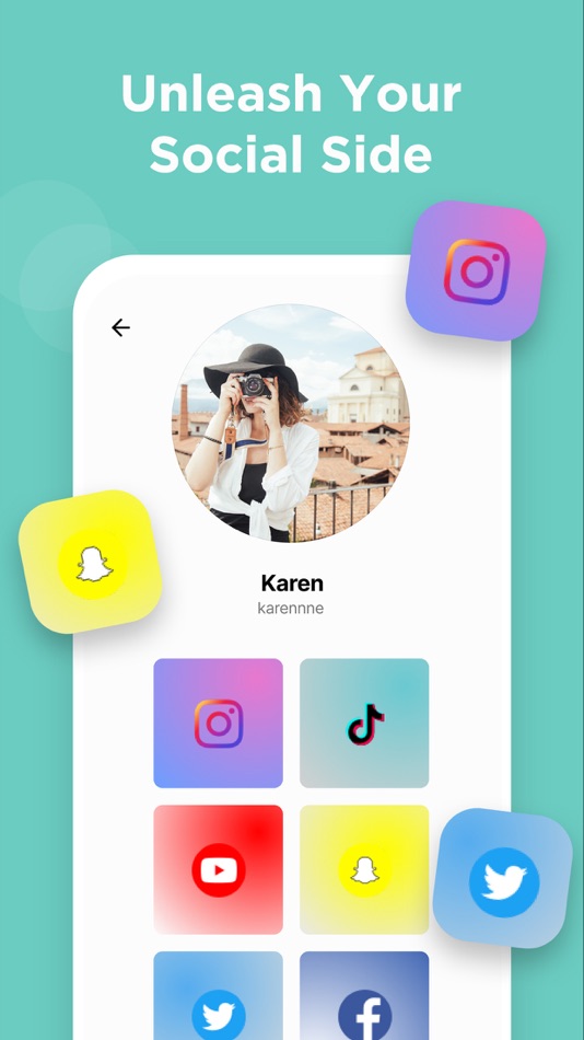 #3. Nearu - Share Your Socials (iOS) Által: Jonas Boy