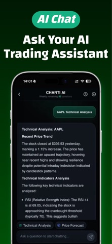 Charti-Trade AI Chart Analysis iPhone screenshot