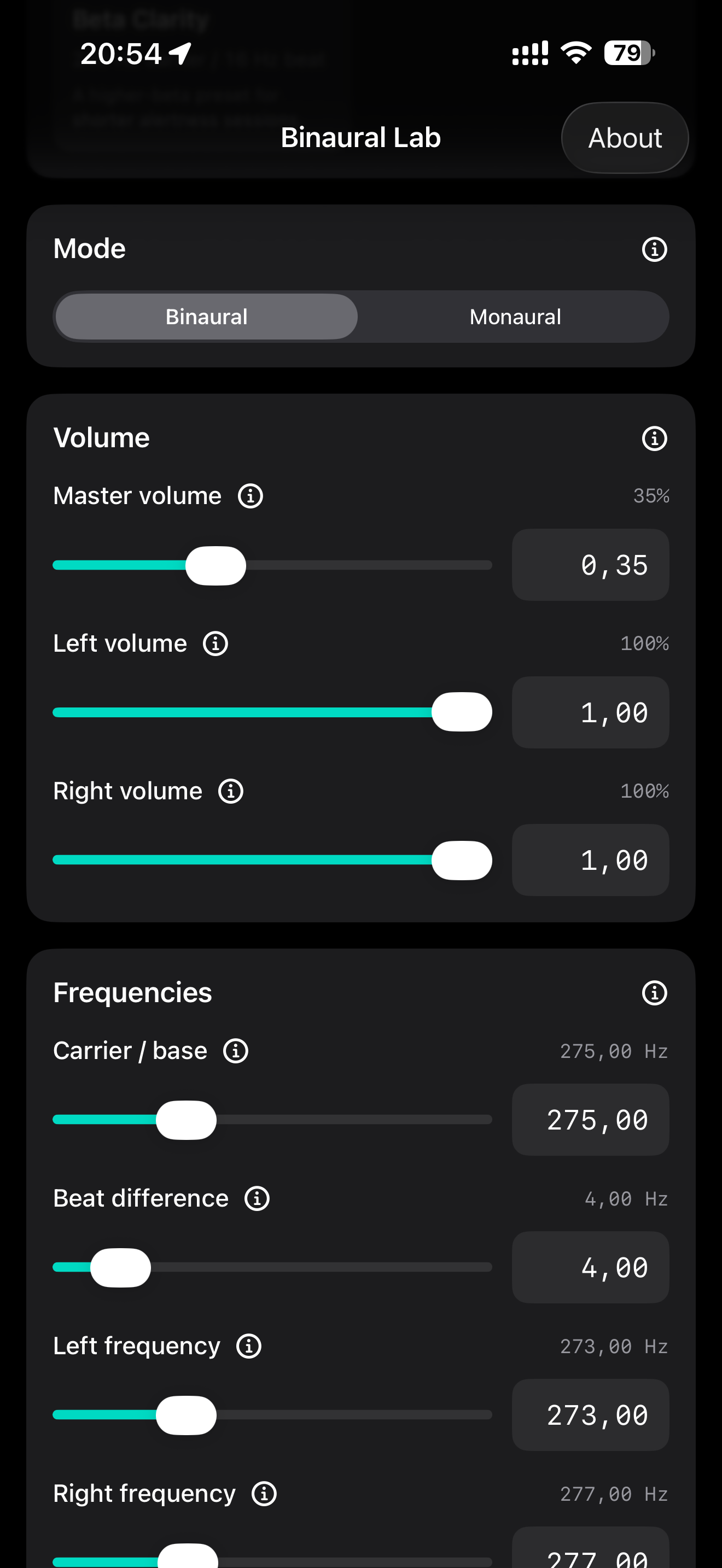 BinauralLab screenshot 3