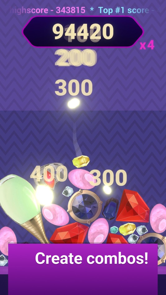 #2. Jewels & Gems: Drop game (iOS) 由: Ivan Dyagilev