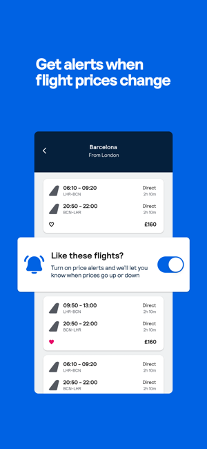 ‎Skyscanner Flights Hotels Cars Screenshot
