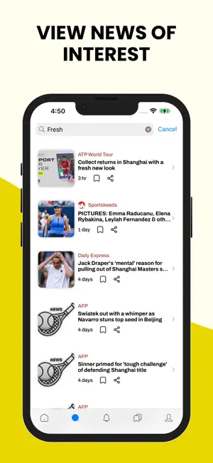 Tennis News, Scores & Results screenshot 4