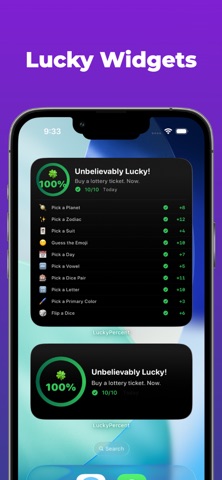 Lucky Percent iPhone screenshot