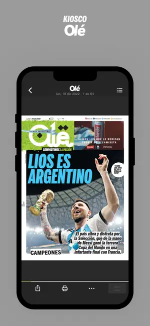 Kiosco Olé iPhone screenshot 3