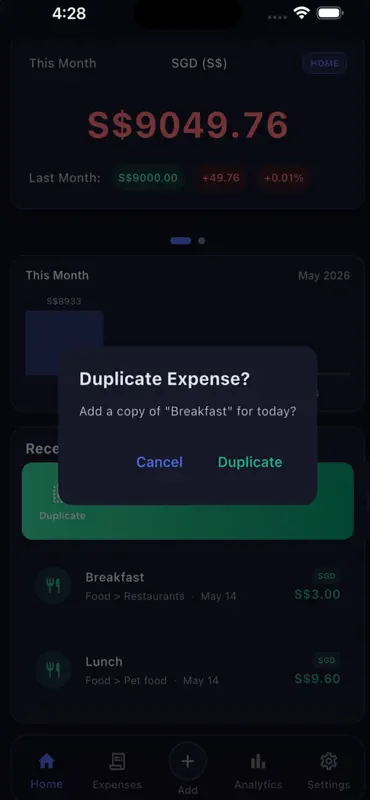 My Money - An Expense Tracker screenshot 6 of 6