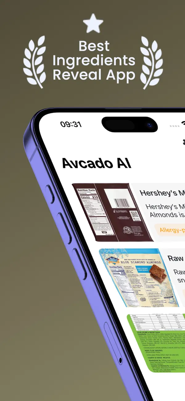 Screenshot #1 pour Avcado AI - Ingredients Reveal