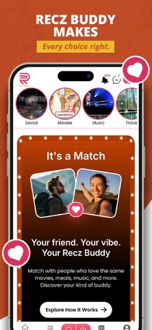 Recz: Recommend, Connect, Vibe Screenshot 2 of 7
