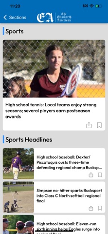 Ellsworth American News iPhone screenshot