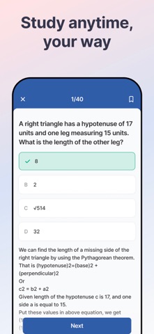 ACCUPLACER Practice Test 2026. Screenshot 2 of 5