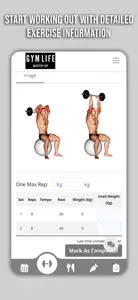 Gym Life MASStery screenshot #3 for iPhone