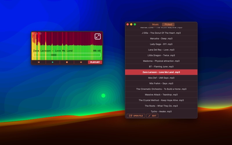 bufprobe app screenshot