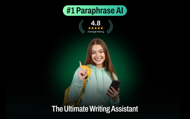 Paraphrase AI - Rewrite Tool iPhone screenshot