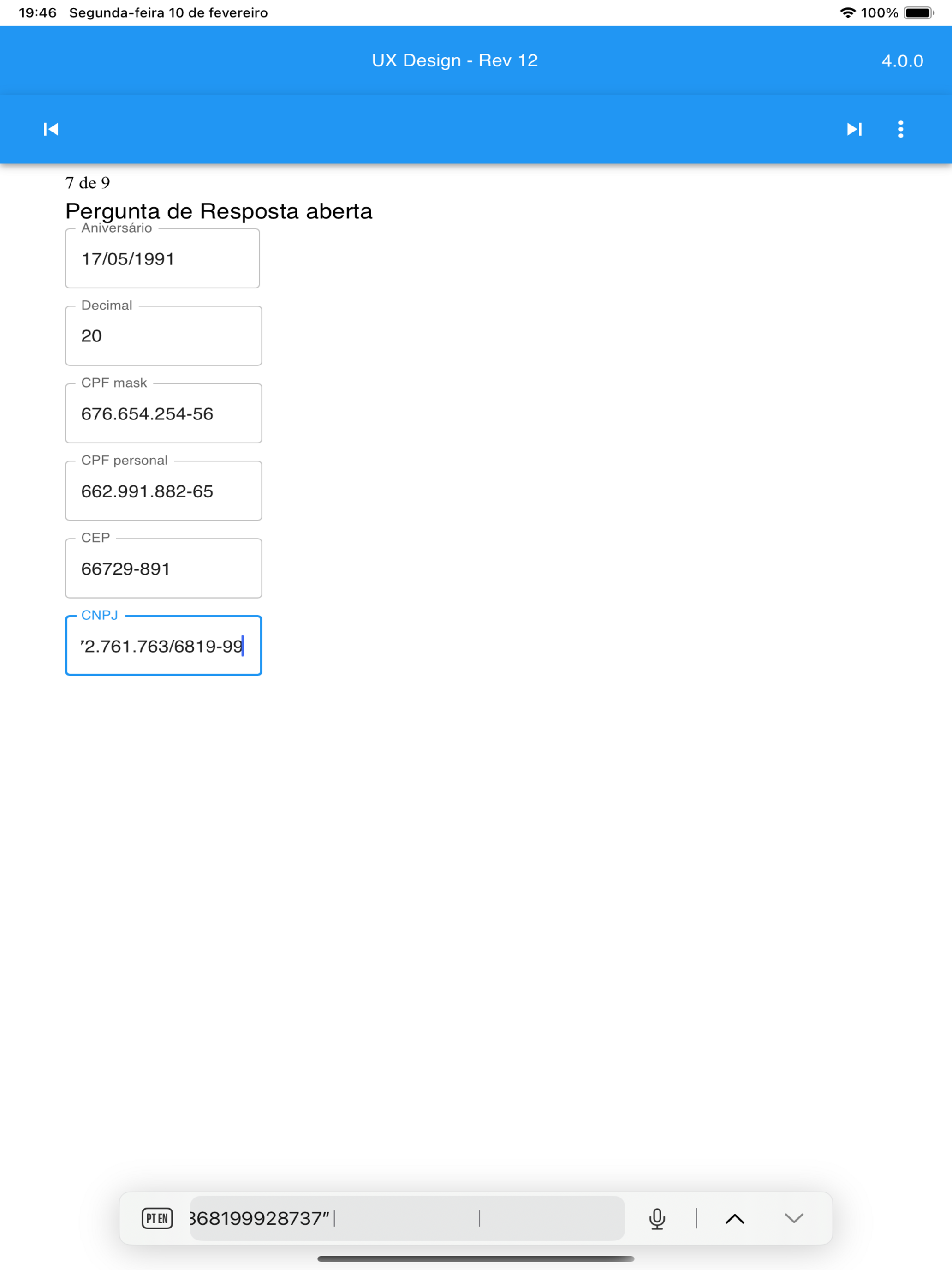 Datagoal App