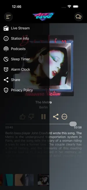 ALT-NW Radio screenshot 2