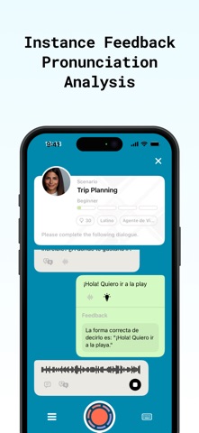 GoSpeak - AI Language Learning iPhone screenshot