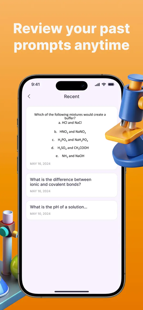 Screenshot #3 pour AI Chemistry & Biology Solver